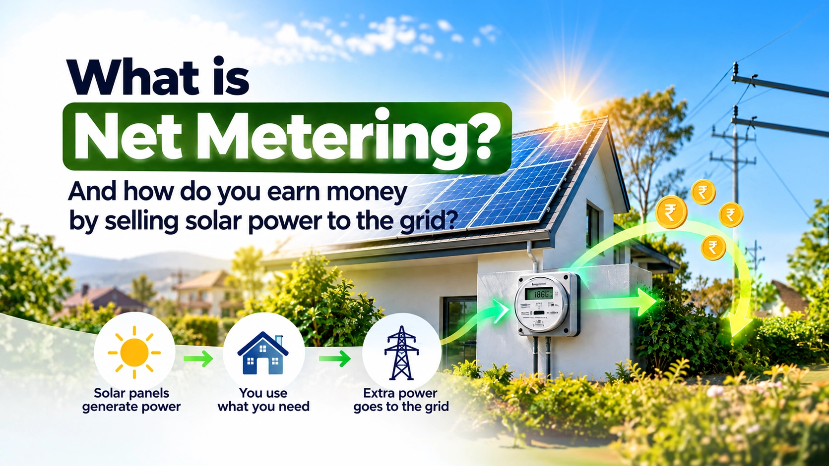 Net metering for rooftop solar